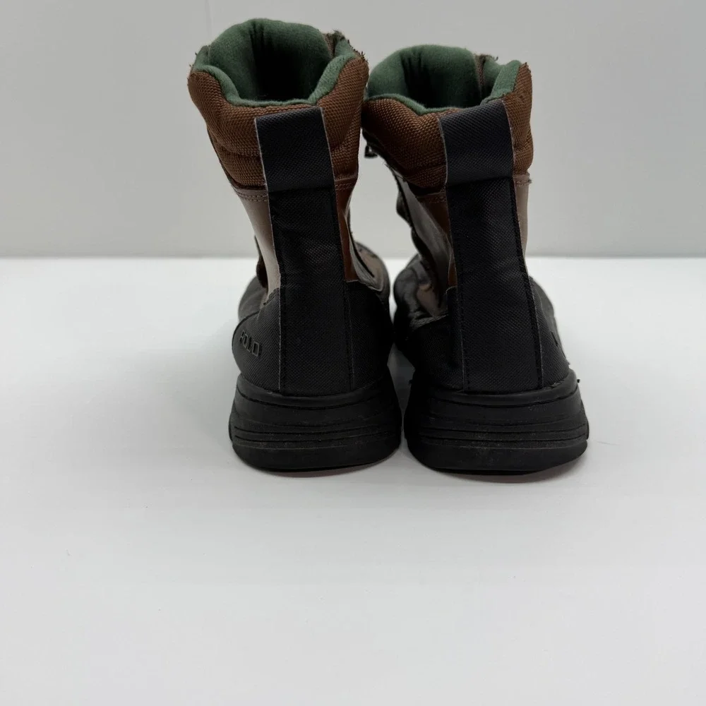 Vintage Polo Ralph Lauren‎ Farleigh Hi Zip Duck Boots Brown Mens 6